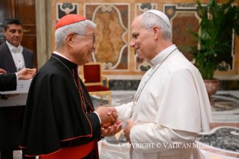 Audience aux prêtres et religieuses de Corée résidant à Rome, 5 octobre 2026 © Vatican Media
