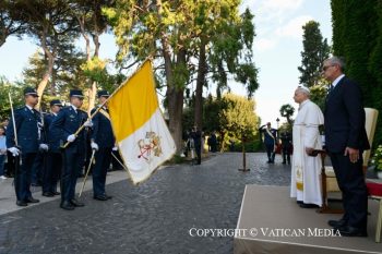 Homélie du Saint-Père lors de la messe pour la Corps de la Gendarmerie vaticane, 3 octobre 2026 © Vatican Media
