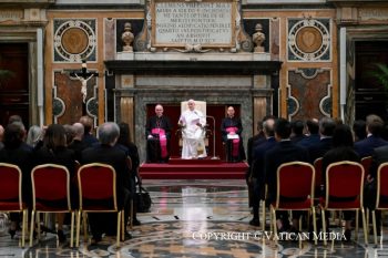 Discours du pape Léon XIV aux participants à la Rencontre des Directeurs de Musées du monde entier (Bizot Group)10 octobre 2026 © Vatican Media
