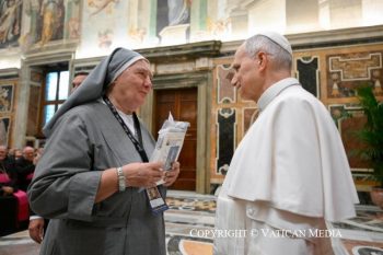 Audience aux participants à la Conférence organisée par le Dicastère des Causes des Saints, 21 octobre 2026 © Vatican Media