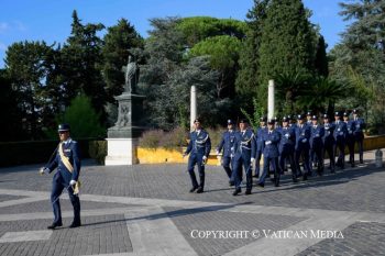 Homélie du Saint-Père lors de la messe pour la Corps de la Gendarmerie vaticane, 3 octobre 2026 © Vatican Media