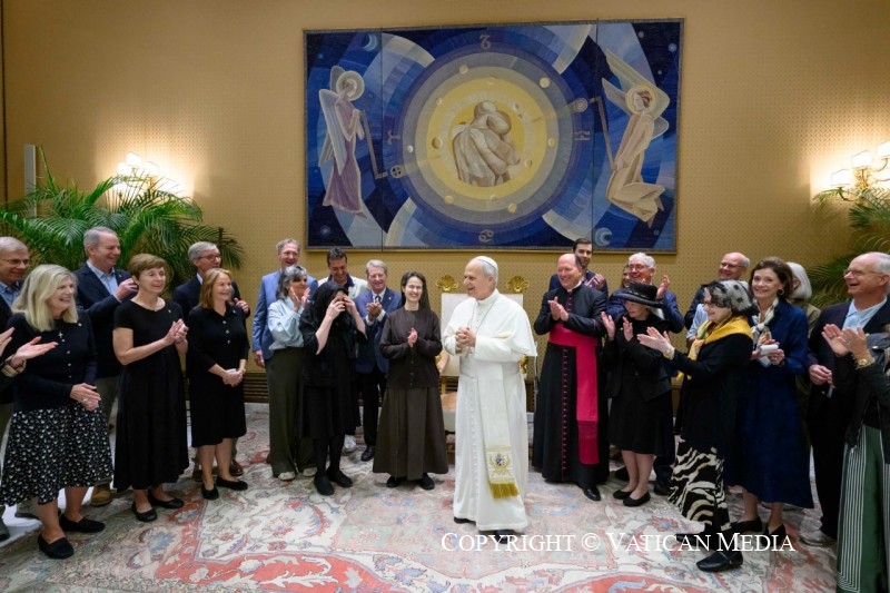 Rencontre avec un groupe de « Patrons of the Arts in the Vatican Museums » de Louisiane, 7 octobre 2026 © Vatican Media