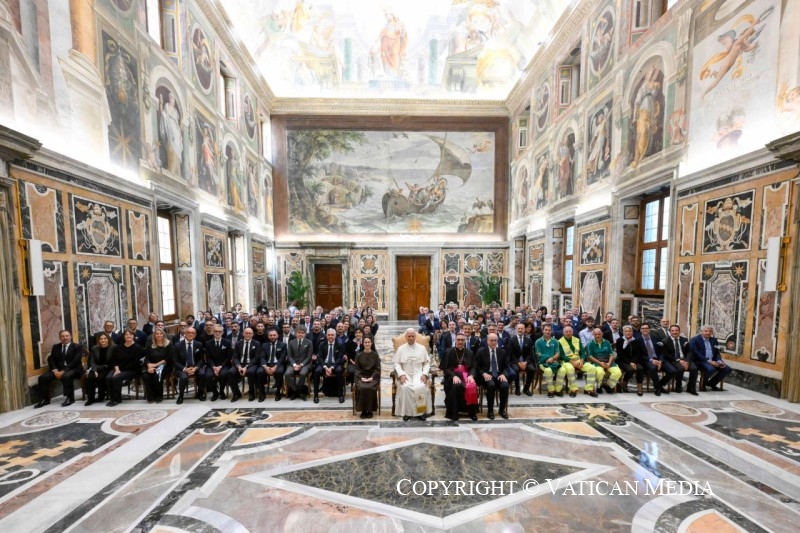 Discours du pape à la délégation du « Gruppo Hera », 1er octobre 2026 © Vatican Media