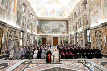 Audience aux prêtres et religieuses de Corée résidant à Rome, 5 octobre 2026 © Vatican Media
