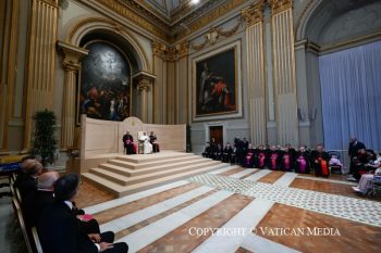 Discours du Saint-Père aux Membres du Cercle Saint-Pierre, 12 octobre 2026 © Vatican Media
