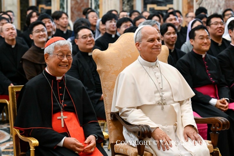 Audience aux prêtres et religieuses de Corée résidant à Rome, 5 octobre 2026 © Vatican Media
