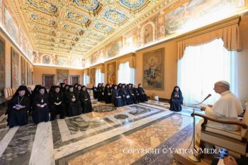 Discours du pape Léon XIV aux participants au Synode des évêques de l’Église Grecque-melkite d’Antioche, 10 octobre 2026 © Vatican Media
