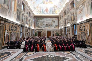 Audience aux participants à la Conférence organisée par le Dicastère des Causes des Saints, 21 octobre 2026 © Vatican Media