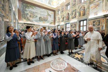 Audience aux prêtres et religieuses de Corée résidant à Rome, 5 octobre 2026 © Vatican Media
