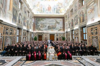 Audience avec les participants au Congrès international organisé par l'Université pontificale grégorienne, 23 octobre 2026 © Vatican Media 