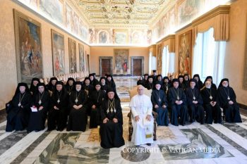 Discours du pape Léon XIV aux participants au Synode des évêques de l’Église Grecque-melkite d’Antioche, 10 octobre 2026 © Vatican Media

