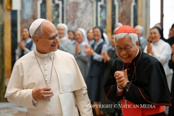 Audience aux prêtres et religieuses de Corée résidant à Rome, 5 octobre 2026 © Vatican Media
