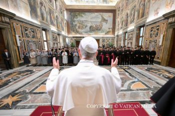 Audience aux prêtres et religieuses de Corée résidant à Rome, 5 octobre 2026 © Vatican Media
