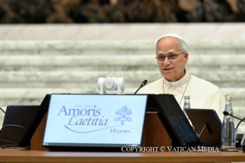 Rencontre avec les chefs des Églises orientales et les présidents des Conférences épiscopales, à l'occasion des dix ans de l’exhortation apostolique « Amoris laetitia » 7 octobre 2026 © Vatican Media