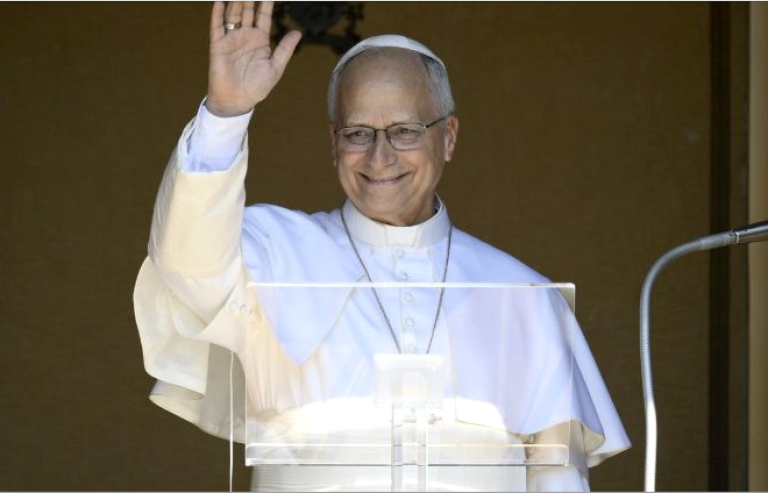 Pape Léon XIV à l'Angelus © Vatican Media