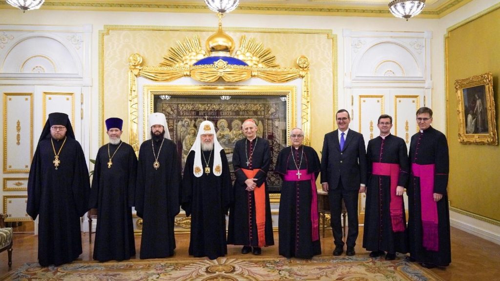 Le cardinal Matteo Zuppi, envoyé spécial du pape Léon XIV pour les questions humanitaires et président de la Conférence épiscopale italienne, est de retour à Moscou © Vatican Media