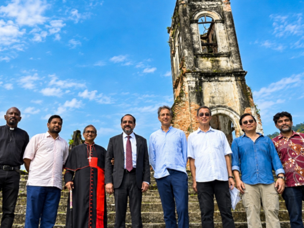 Le 3 octobre, le cardinal Sebastian Francis de Penang a annoncé la seconde phase de la conservation d’une église paroissiale fondée par les MEP au XIXe siècle. © RVA