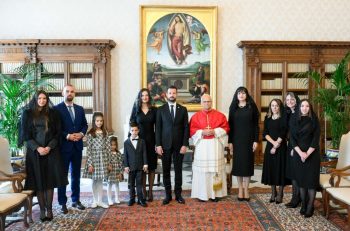 Le pape Léon reçoit le président du Monténégro, 3 octobre 2026 © Vatican Media
