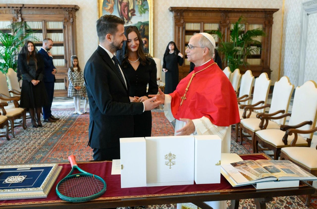 Le pape Léon reçoit le président du Monténégro, 3 octobre 2026 © Vatican Media
