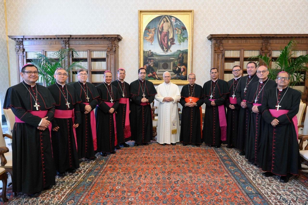 Les évêques du Salvador ont récemment achevé leur visite « ad limina apostolorum » à Rome © Vatican Media